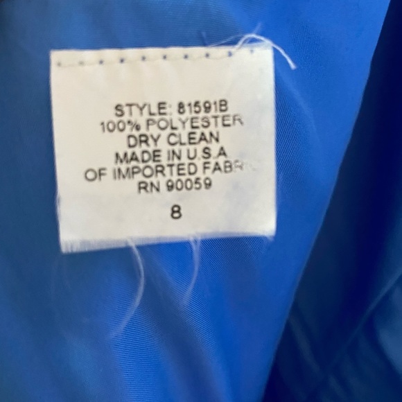 David’s Bridal Blue Short Dress - Picture 9 of 9